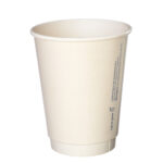 An image of a 12oz white coffee cup