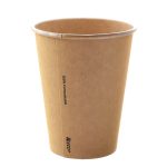 An image of a kraft 12oz coffee cup