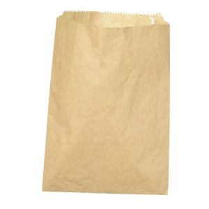 An image of a 3flat Brown Paper Bag