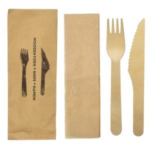 An image of an eco cutlery set